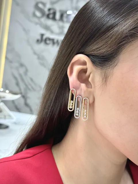 گوشواره مسیکا — گوشواره طلای 18 عیار